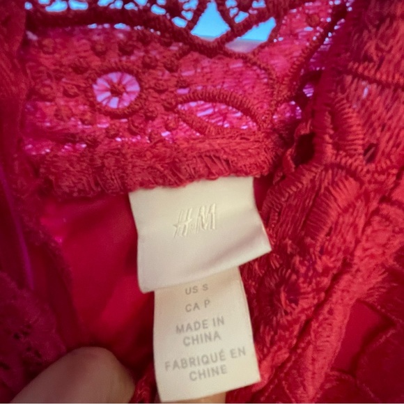 H&M Pink Spaghetti Strap Mini dress - Picture 6 of 7